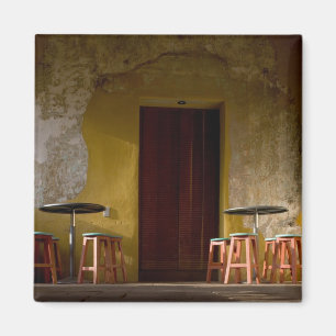 Aimant Mexique, Oaxaca, balcon ensoleillé de l'après-mi