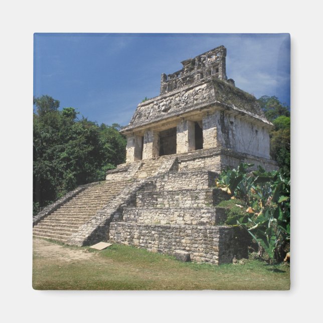 Aimant Mexique, province de Chiapas, Palenque. Temple de (Devant)