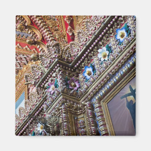 Aimant Mexique, Queretaro. Détail à l'intérieur d'un cath