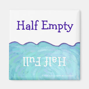 Aimant mi-vide, mi-plein Carré