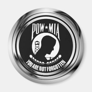 AIMANT MIA DE PRISONNIER DE GUERRE DE CHROME