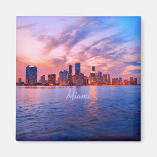 Aimant Miami Beach Florida City Skyline