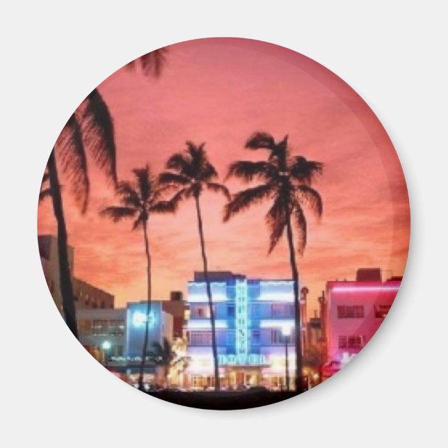 Aimant Miami Beach, Floride (Devant)