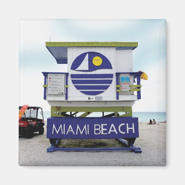 Aimant Miami Beach Floride #02 (Devant)