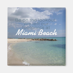 Aimant Miami etc. de souvenir de voyage de