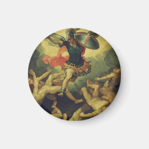 Aimant Michael et les anges déchus par Giuseppe Cesari