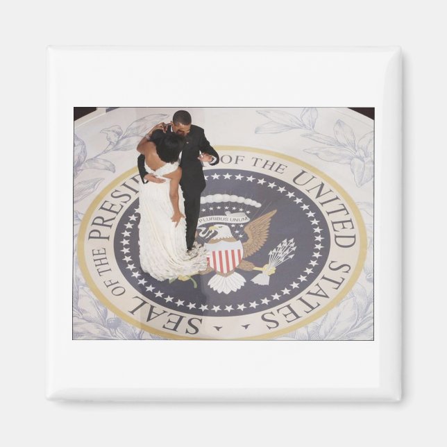 Aimant Michelle et Barack Obama (Devant)