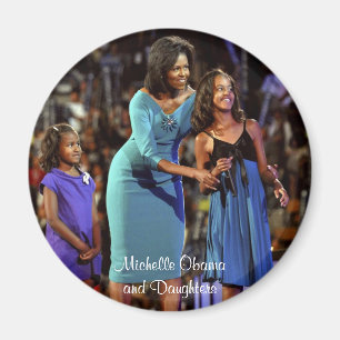 Aimant Michelle Obama et les filles