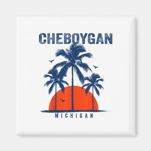 Aimant Michigan Cheboygan Océan Surfing Surfboarding