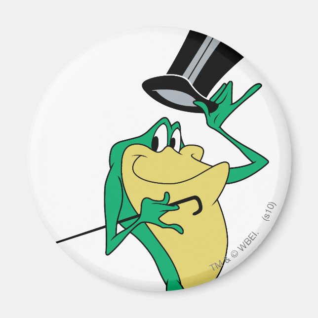 Aimant Michigan J. Frog en couleur (Devant)