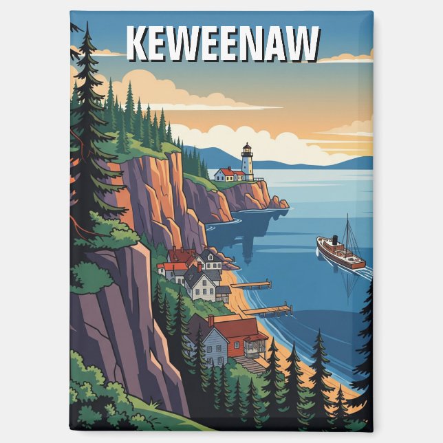 Aimant Michigan Keweenaw (Recto)