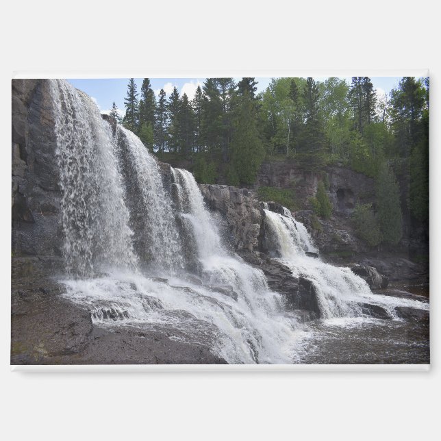 Aimant Michigan North Shore Waterfall (Recto)