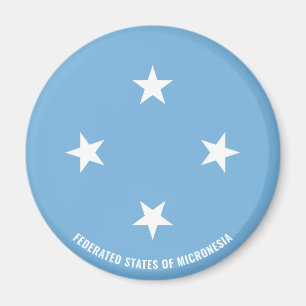 Aimant Micronésie Drapeau charmant patriotique