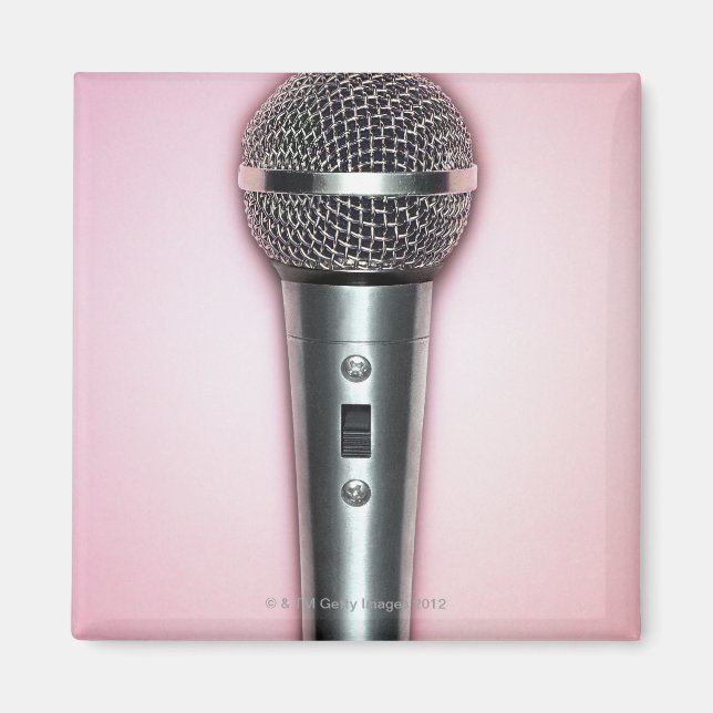 Aimant Microphone Chrome (Devant)