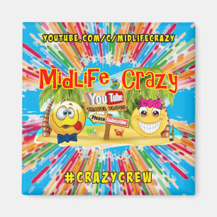 Aimant Midlife Crazy Magazine