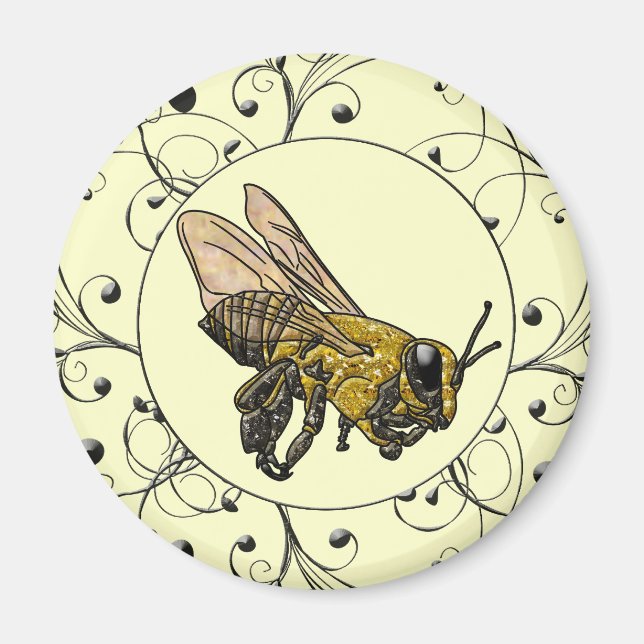 Aimant Miel Bee (Devant)