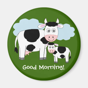 Aimant mignon "bonjour " de réfrigérateur de
