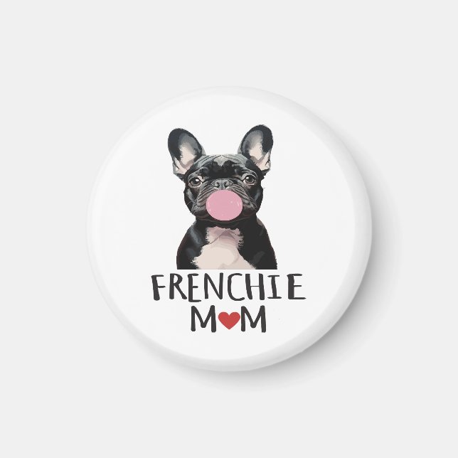 Aimant Mignon bouledogue français (Devant)