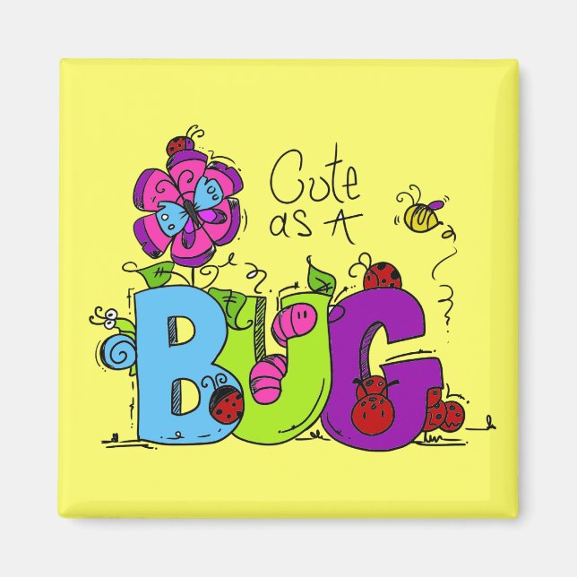 Aimant Mignon comme insecte (Devant)