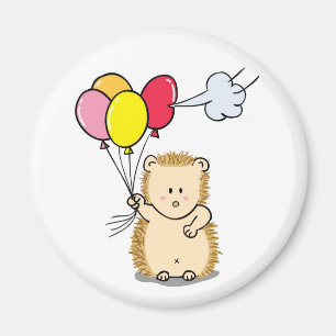 Aimant mignon de bande dessinée de hérisson