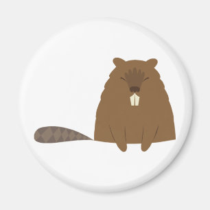 Aimant mignon de castor