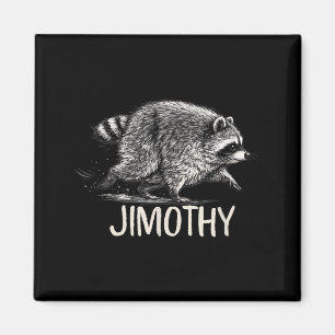 Aimant Mignon Design D'équipe Jimothy De Raton Laveur Mèm