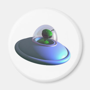 Aimant mignon d'UFO de Lil