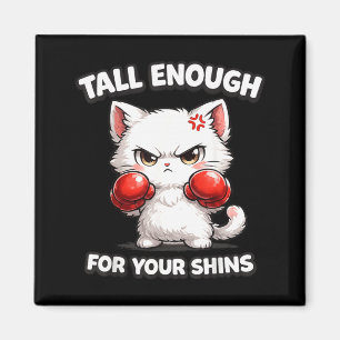Aimant Mignon Gants de Boxe de Chat Enragé Drôle Sarcasti