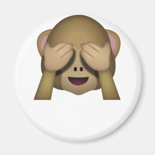 Aimant Mignon ne voir l'aucun singe mauvais Emoji