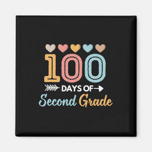 Aimant Mignonne 100 Jours De 2E Année Enseignant Enfants