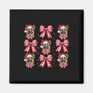 Aimant Mignonne berger allemand chien rouge paille coquet