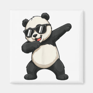 Aimant Mignonne Dabbing Panda Tenue Garçon Ados Hommes Da