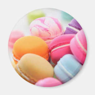 Aimant Mignonne dessert coloré Français Macaron