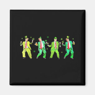 Aimant Mignonne Trump Danse St Patricks Day Funny Trump P