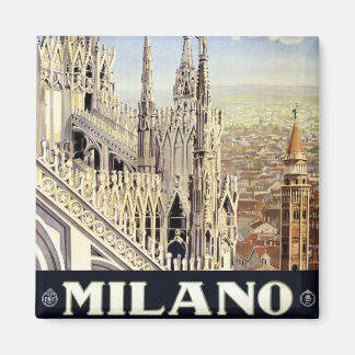 Aimant Milano Italie Cathédrale gothique Duomo Vintage vo