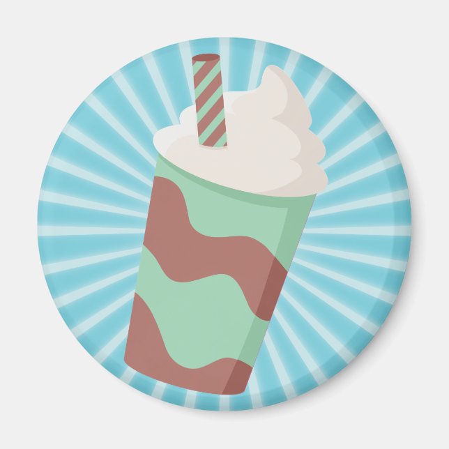 Aimant Milkshake à la menthe (Devant)