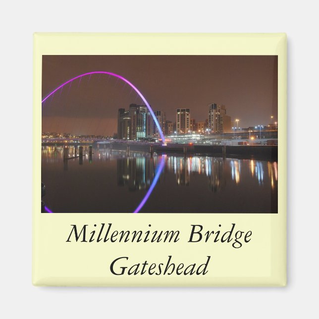 Aimant Millennium Bridge, Gateshead (Devant)