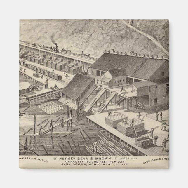 Aimant Mills de Hersey, Minnesota (Devant)