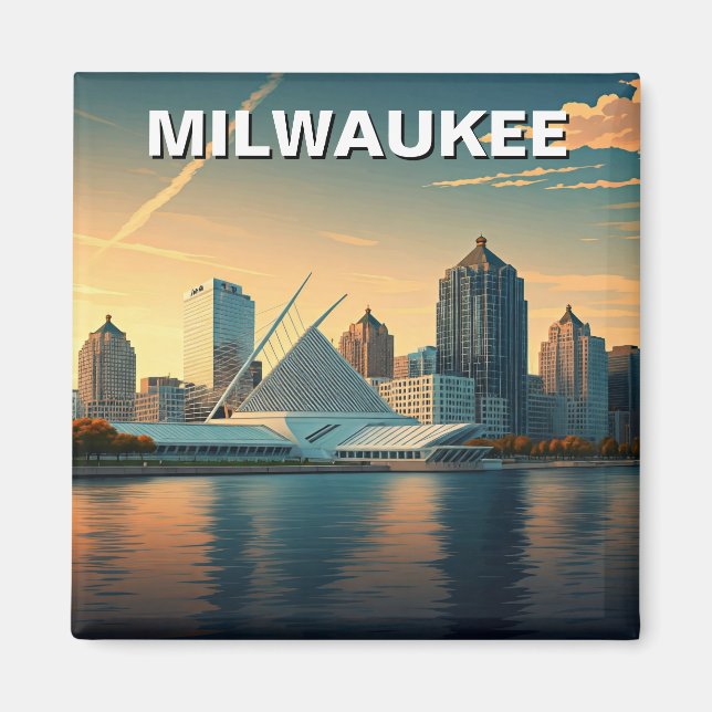 Aimant Milwaukee Museum of Art Travel (Devant)