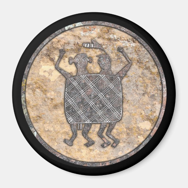 Aimant Mimbres Pottery Design "The Wedding Blanket" (Devant)