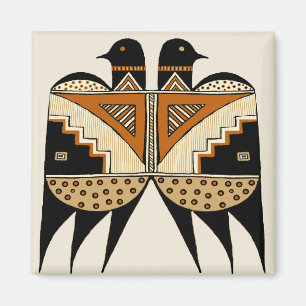 Aimant Mimbres Twin Birds