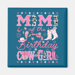 Aimant Mimi de la vachère d'anniversaire Nk Rodéo Western