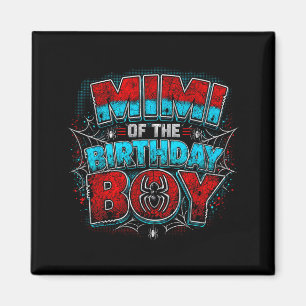 Aimant Mimi de l'araignée garçon d'anniversaire toile drô