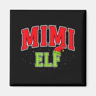 Aimant Mimi Elf Noël Famille Groupe Assorti Xmas Grand-mè