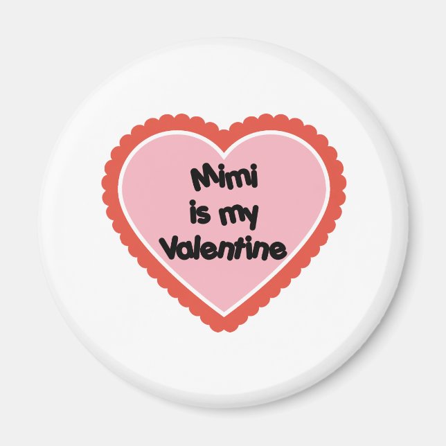 Aimant Mimi est ma Saint Valentin (Devant)