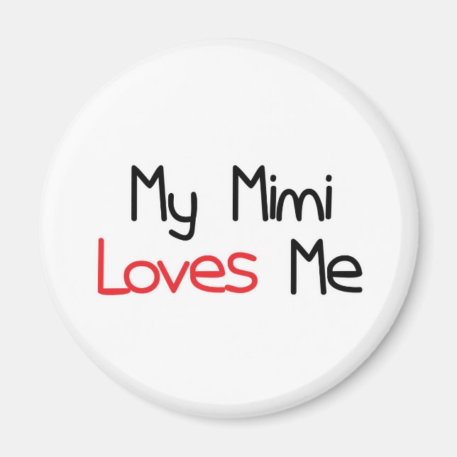 Aimant Mimi m'aime (Devant)