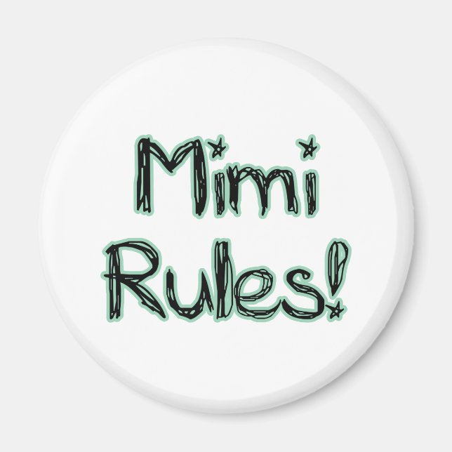 Aimant Mimi Rules ! (Devant)