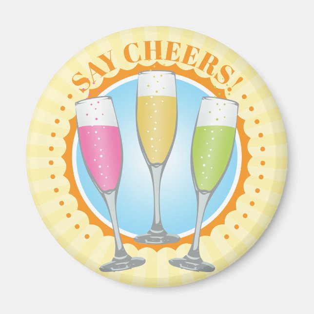 Aimant Mimosa Colorful (Devant)