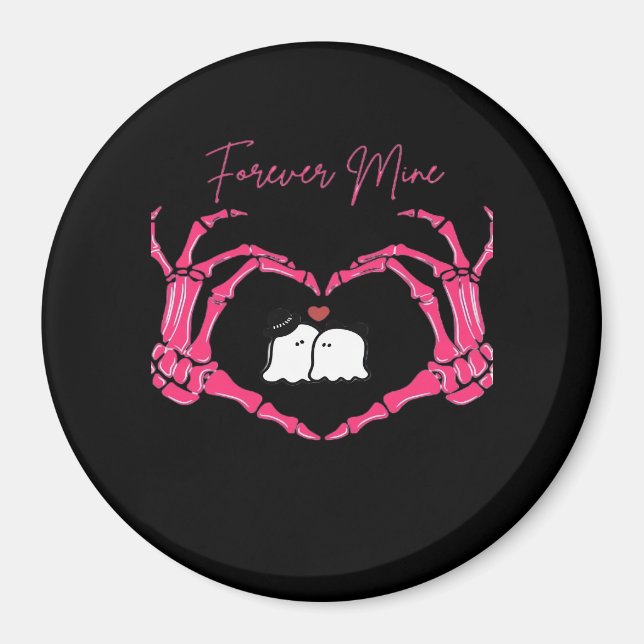 Aimant Mine, Valentines Classic - Squelette Mains Entendr (Devant)