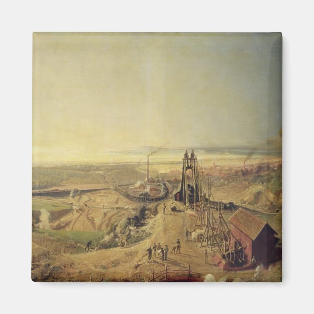Aimant Mines de charbon et carrières d'argile à Montchani (Devant)